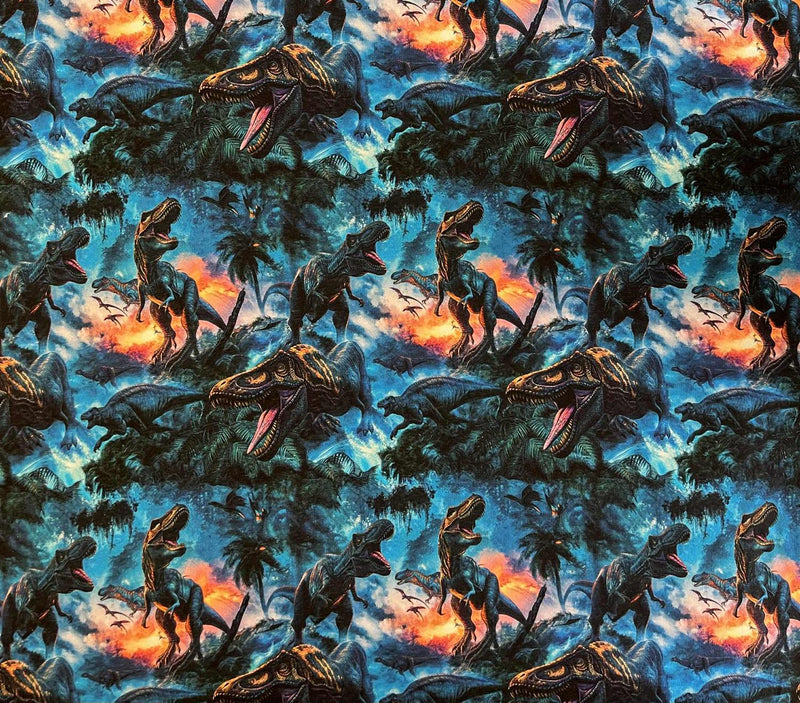 Dinos royal Jogging fabric 1m