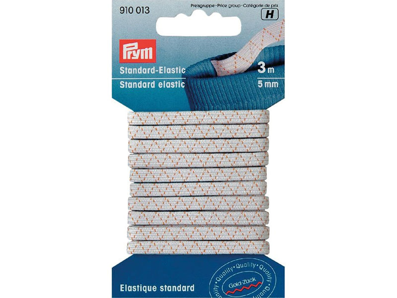 Prym Elastisk strikk 5mm x 3m – Hvit