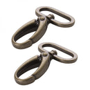 Swivel hook 1 1/2" Antique brass
