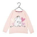 Mummi collegegenser Hjerte rosa 110