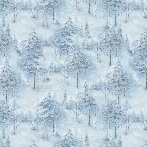 Woodland frost Blue winter forest 0,5m