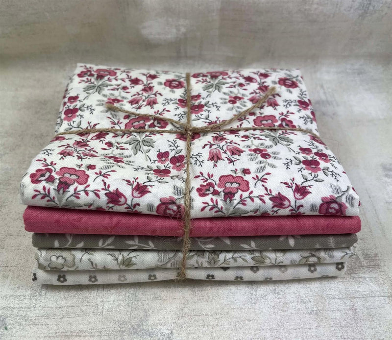 Stoffpakke Rosa/beige