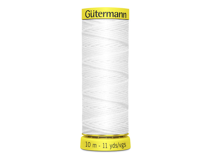 Gütermann Elastic Thread 10 m – 5019 Hvit