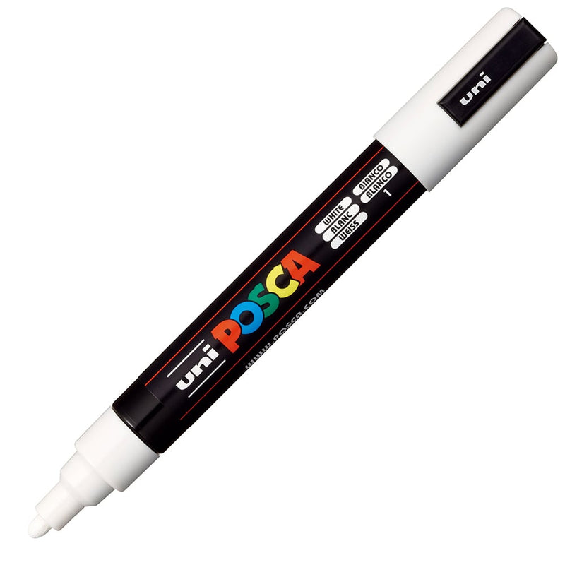 Uni POSCA PC-5M – Medium 1,8-2,5mm – 1 White