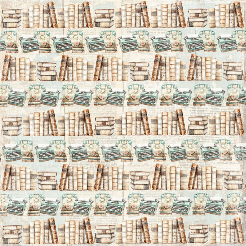 Reprint - The Bookshop The Library - 12x12
