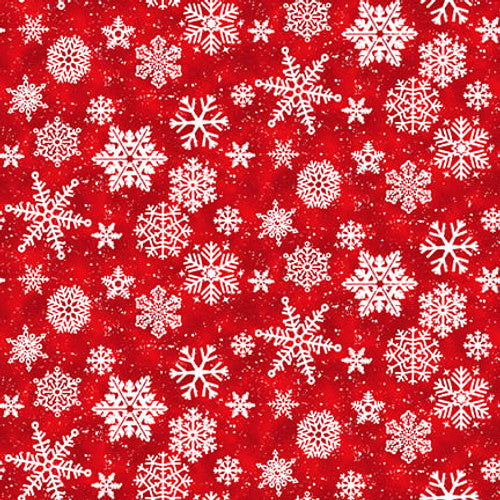 Snow crew Snowflakes red 0,5m