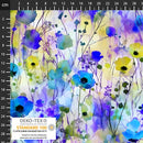 AVALANA Jersey Blue poppies Pr dm