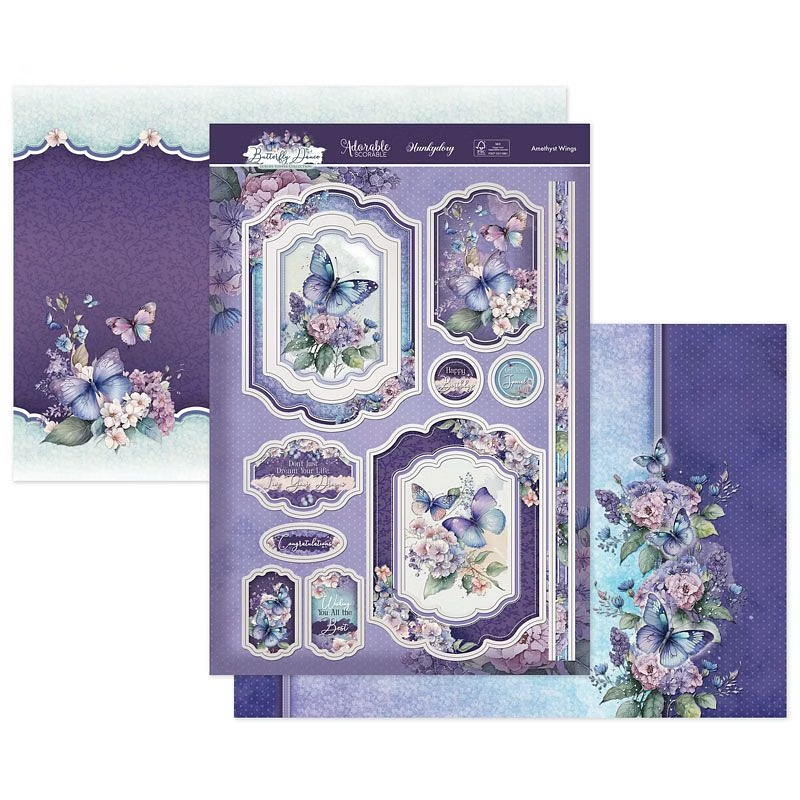 Amethyst Wings Luxury Topper Set