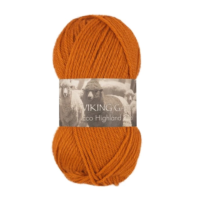 Viking Eco Higland wool 244 Orange