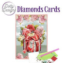 Diamond Card Roses and gift