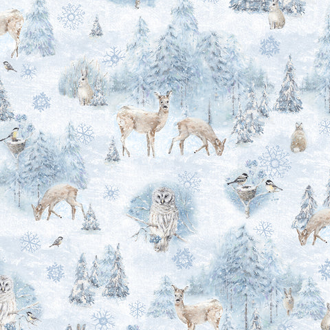 Woodland Frost Blue Forest animals Pr dm