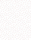 Pindots white/red Pr dm