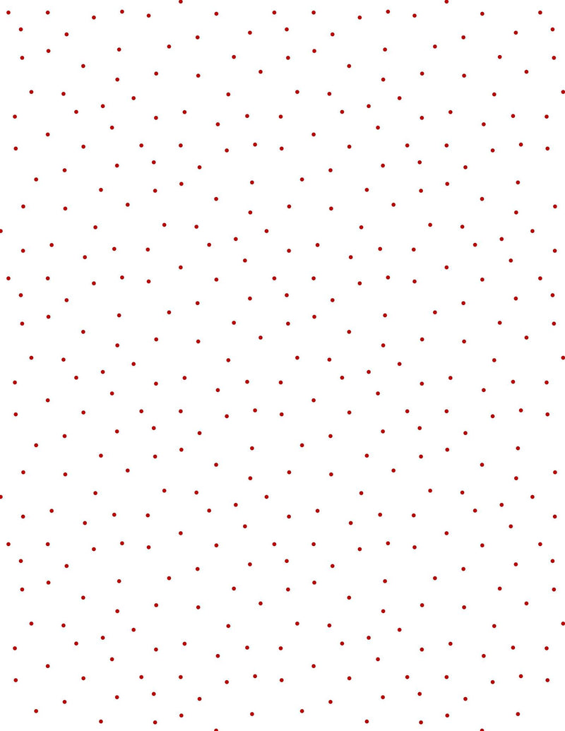 Pindots white/red Pr dm