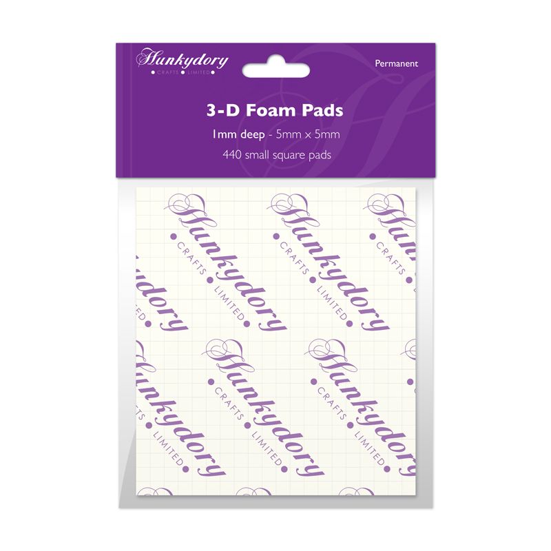 Foam Pads - 1mm Deep - Size 5mm x 5mm
