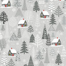 Nordic cabin metallic All over light gray Pr dm