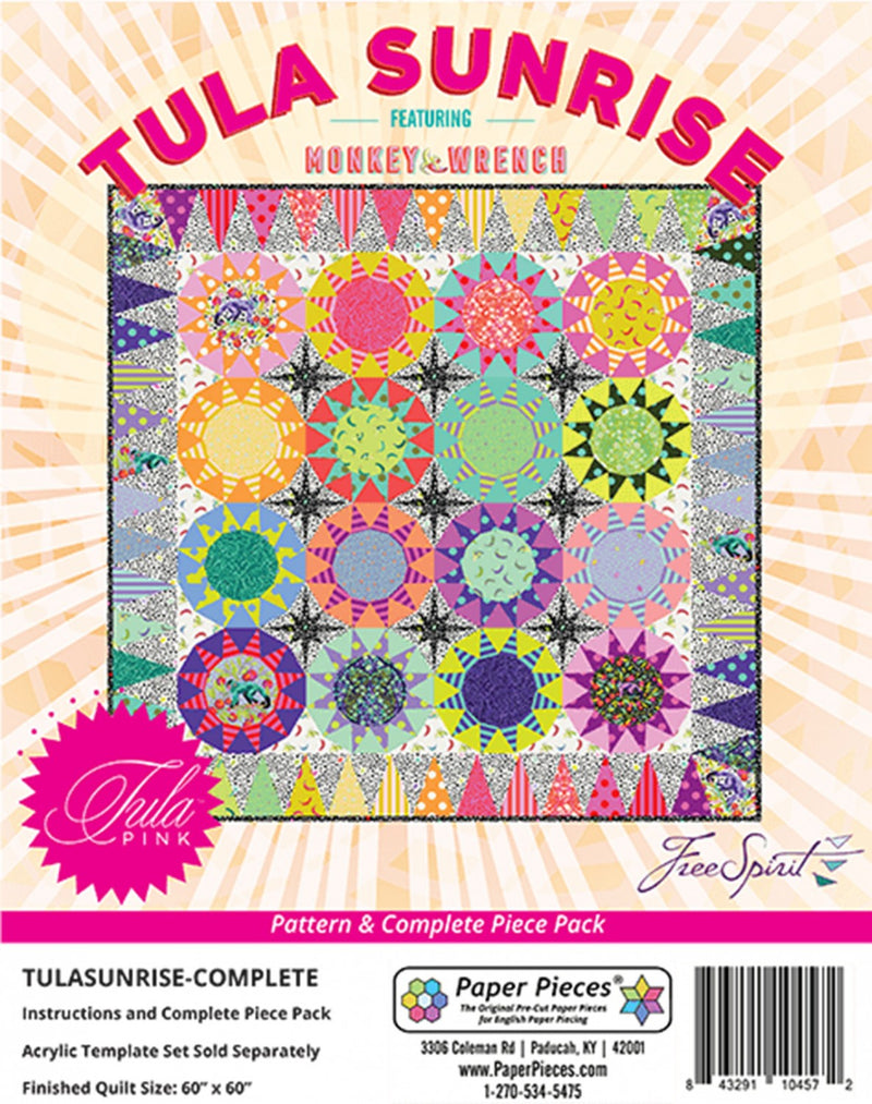 Tula Sunrise Complete Pattern and Paper Piece Pack