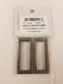 By Annie 1 1/2" rectangle rings 2900