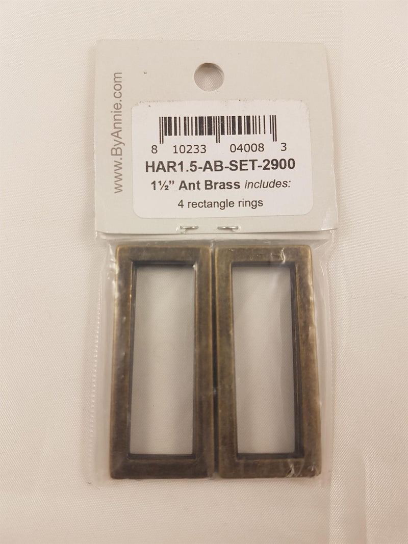 By Annie 1 1/2" rectangle rings 2900