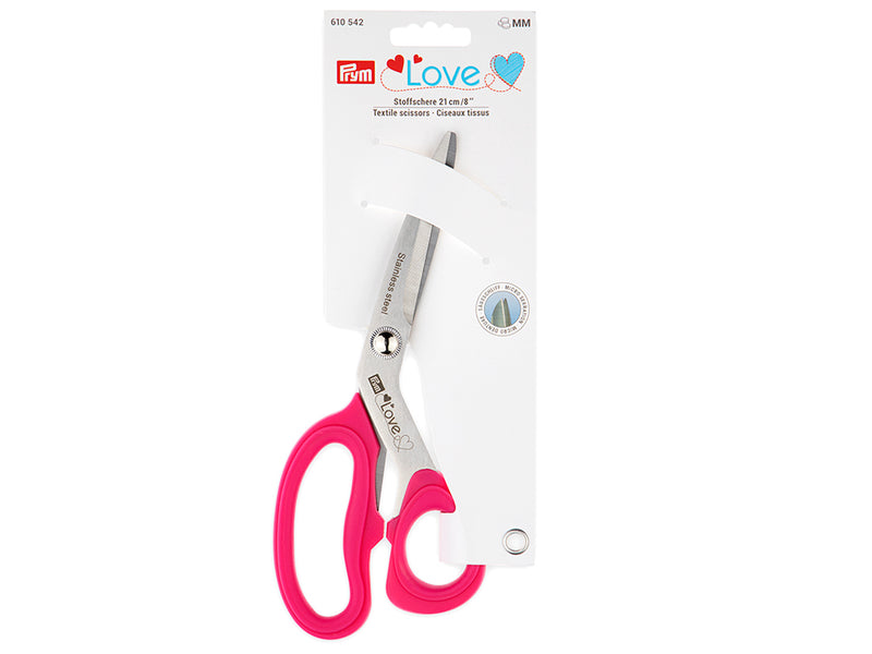 Prym Love – Stoffsaks 21cm – Micro Serration – Rosa