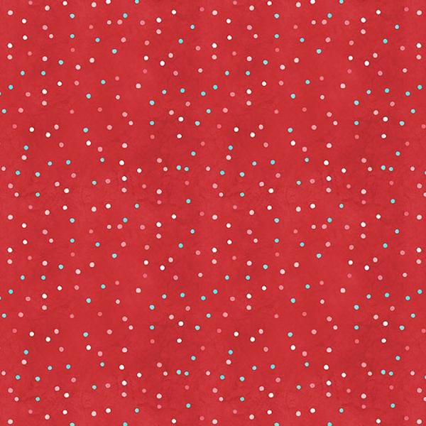 Frosty Merry Mints Dots red  0,5m