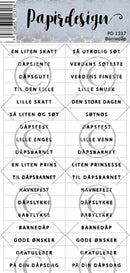 Stickers PD 1317 Barnedåp