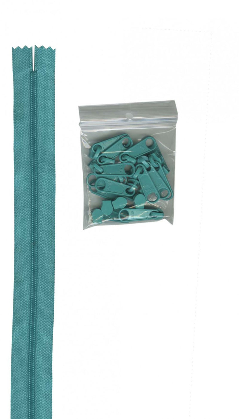By Annie zipper 4 yard turquoise