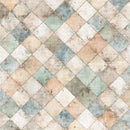 Reprint -The Pottery Collection -  Faded blue blossom -12x12
