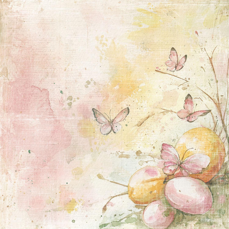 Reprint - Hello Easter Butterflies - 12x12