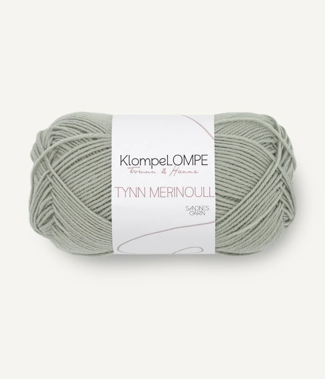 Klompelompe Tynn merino 9040 Puddergrønn