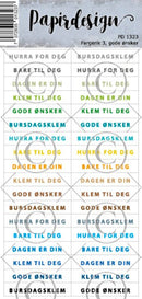 Klistremerker, jul 3