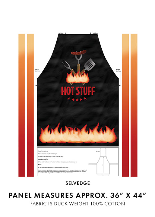 Hot stuff forklepanel Canvas