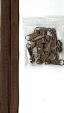 By Annie Zipper 4 yard Seal Brown