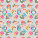 Awesome Owl SMALL OWLS LIGHT GREY pr dm