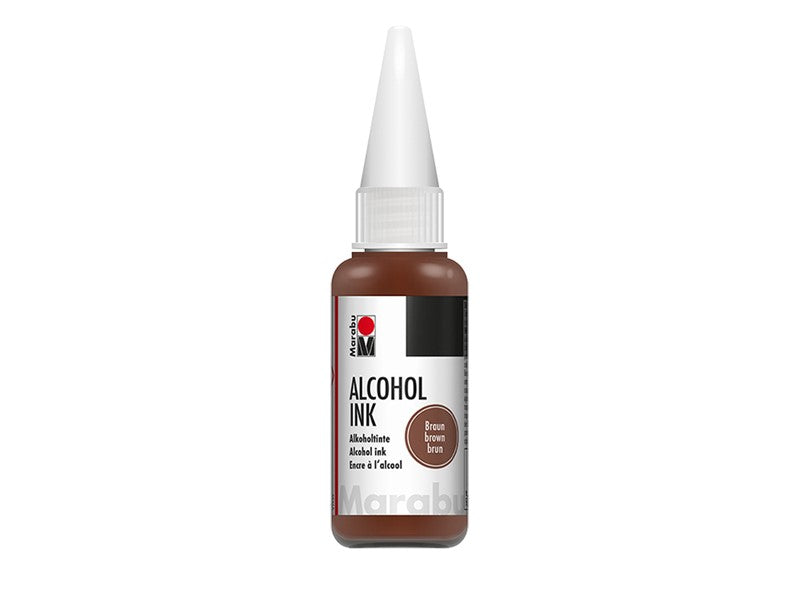 Alcohol ink - brown
