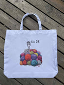 Handlenett/ prosjektveske I`m OK