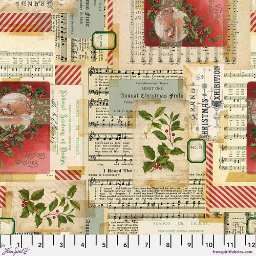 Holiday Collage - Multi || Holidays Past Tim Holtz Eclectic Elements 0,5m