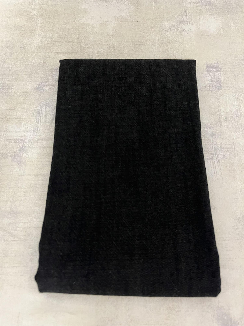 Svart grov bomull 0,5m