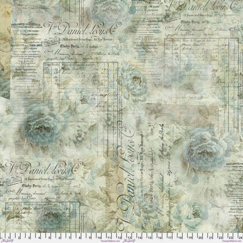 Eclectic elements Receipt aqua quilt backs Pr dm