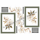 3D ark Quick Cards Magnolia blomster