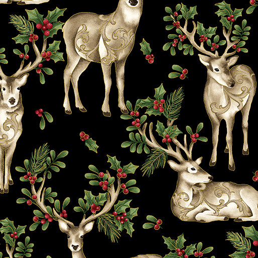 Winter in the pines Graceful deer Pr dm