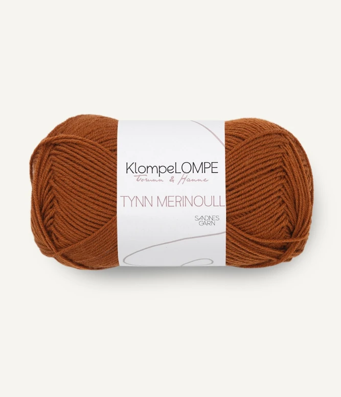 Klompelompe Tynn merino 3064 Kanelstang