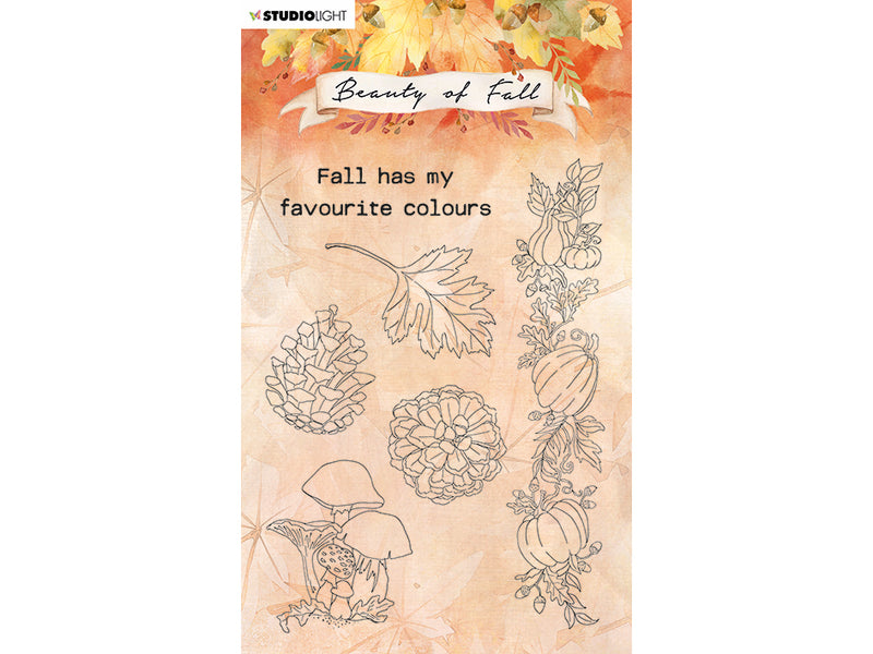 Beauty of Fall Stamp – Mushrooms & Pumpkins 62