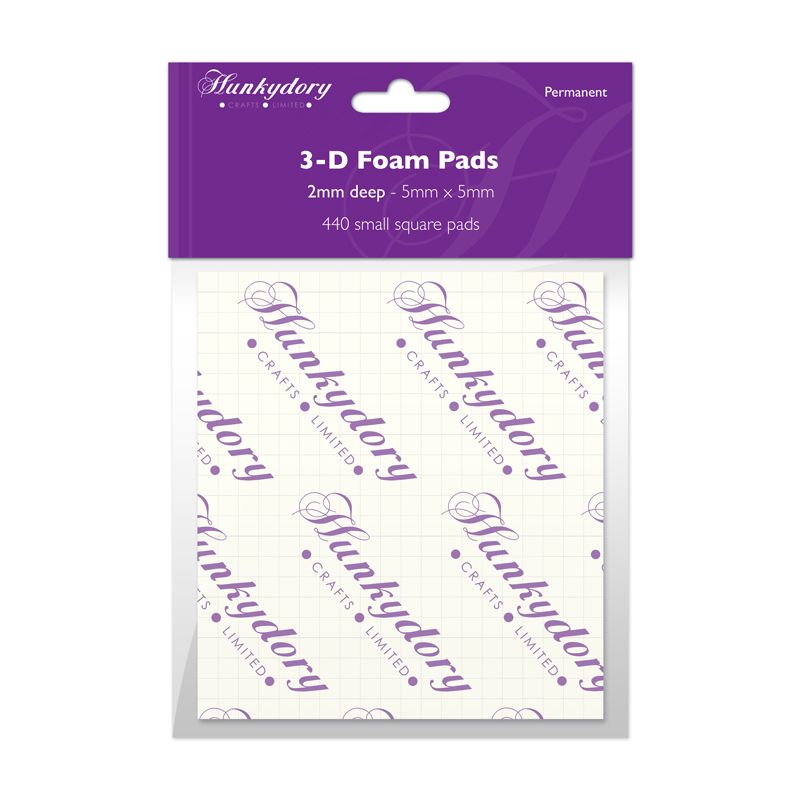 3-d foam pads 2mm 5x5mm