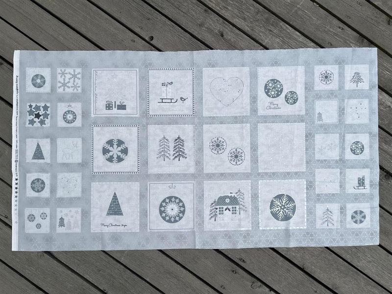 Frosty Snowflake Panel