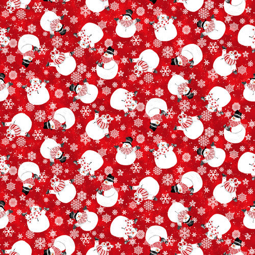 Snow crew Tossed Snowmen pr dm