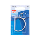 D-RING 40 MM SØLV (2)