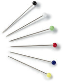 GLASHOVEDNÅLE 30 X 0,60 MM ASSORTERET (20 GRAM)