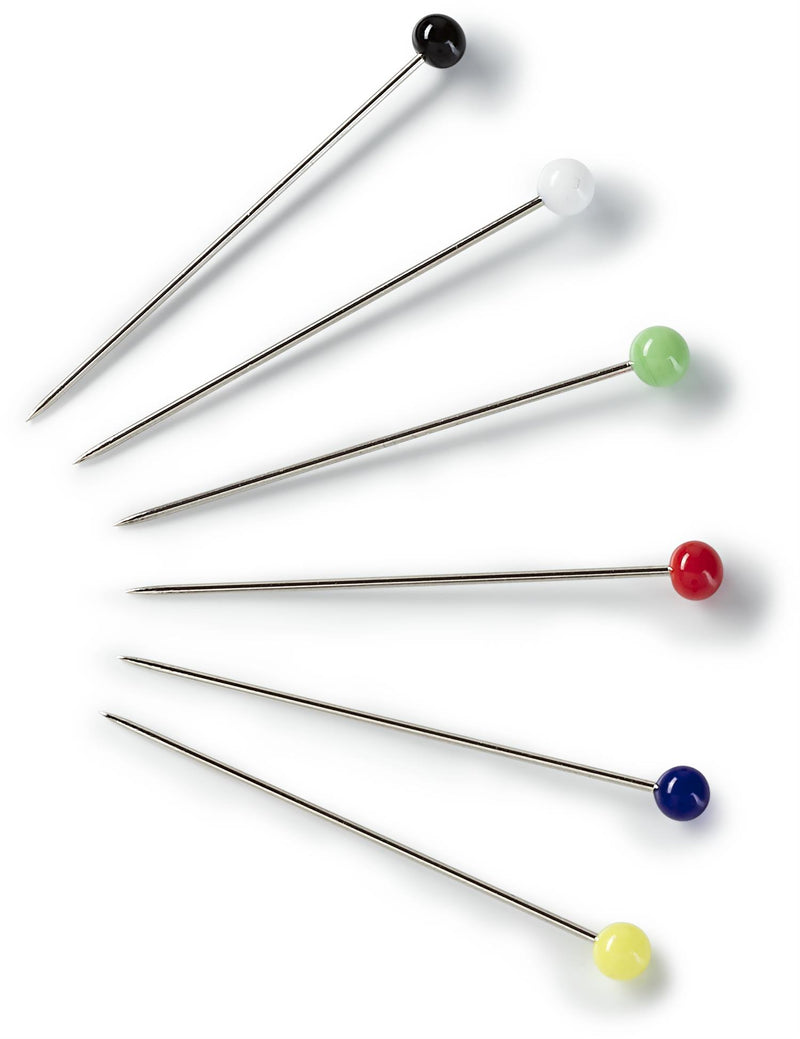 GLASHOVEDNÅLE 30 X 0,60 MM ASSORTERET (20 GRAM)