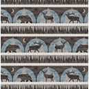 Wild woods lodge border Pr dm