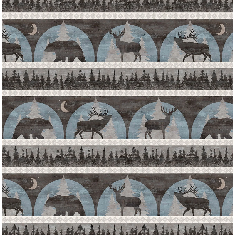 Wild woods lodge border Pr dm